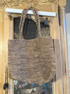 Helen Kaminski Woven Straw Tote Bag in Brown - Women Bags